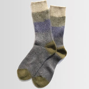 Fuzzy Gradation Knit Crew