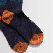 Fuzzy Gradation Knit Crew
