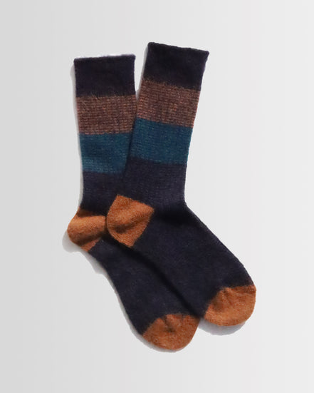 Fuzzy Gradation Knit Crew