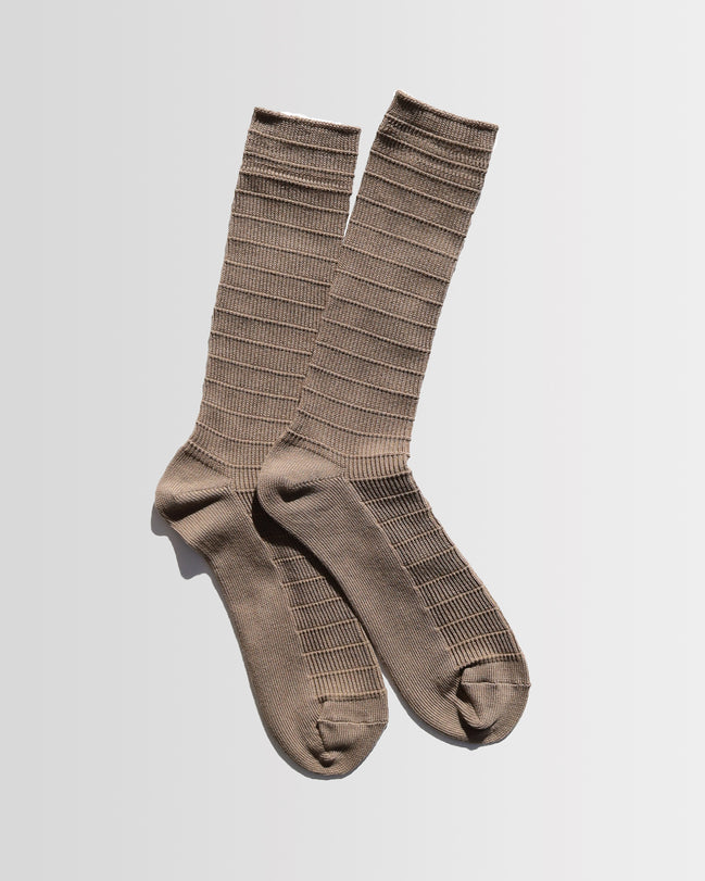 Stitched Rib Crew